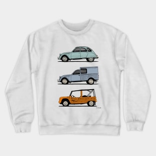 The classic frenc car and its cool derivates. Crewneck Sweatshirt